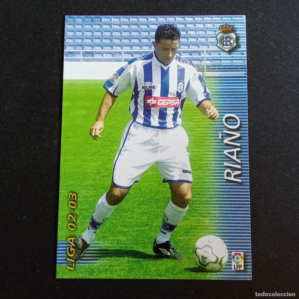 Cromos de f&uacute;tbol: 259 RIA&Ntilde;O RECREATIVO HUELVA LIGA 2002 2003 02 03 MEGAFICHAS PANINI