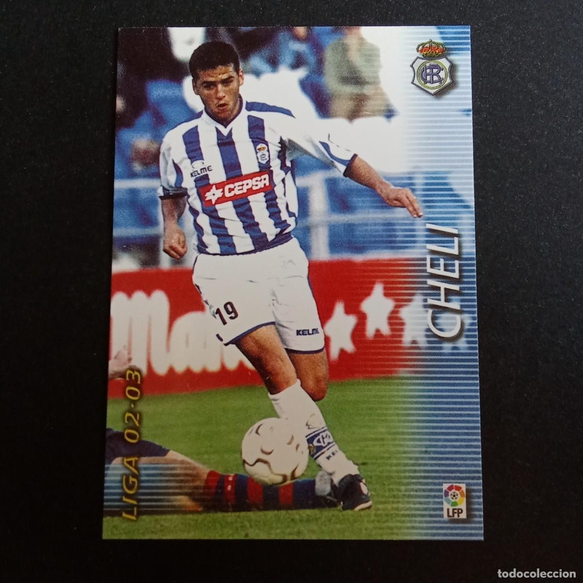 Cromos de f&uacute;tbol: 262 CHELI RECREATIVO HUELVA LIGA 2002 2003 02 03 MEGAFICHAS PANINI