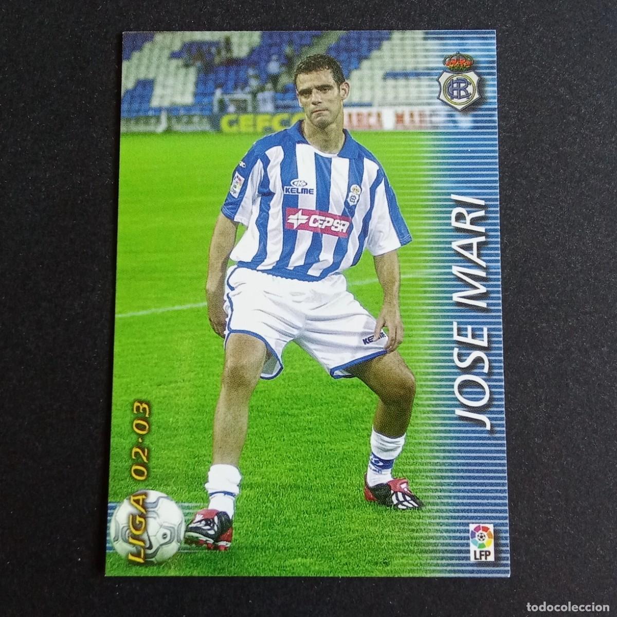Cromos de f&uacute;tbol: 264 JOSE MARI RECREATIVO HUELVA LIGA 2002 2003 02 03 MEGAFICHAS PANINI
