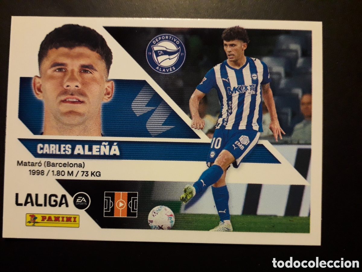 Cromos de f&uacute;tbol: ALE&Ntilde;&Agrave; ALAV&Eacute;S N&deg; 14 ED ESTE 2026 2027 26 27 SIN PEGAR PEDIDO M&Iacute;NIMO 3&euro;