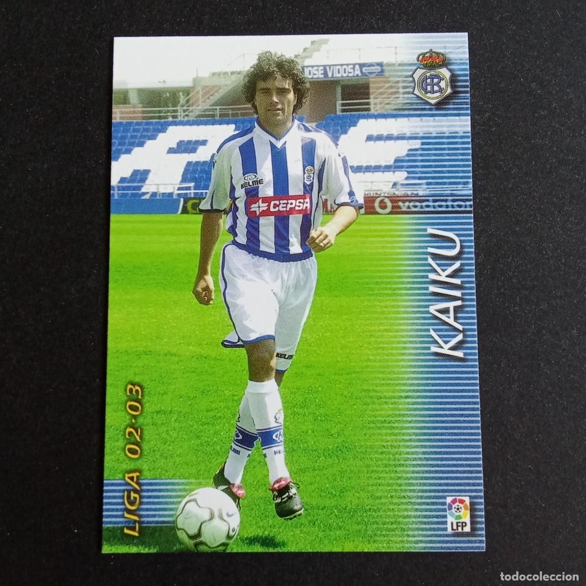 Cromos de f&uacute;tbol: 269 KAIKU RECREATIVO HUELVA LIGA 2002 2003 02 03 MEGAFICHAS PANINI