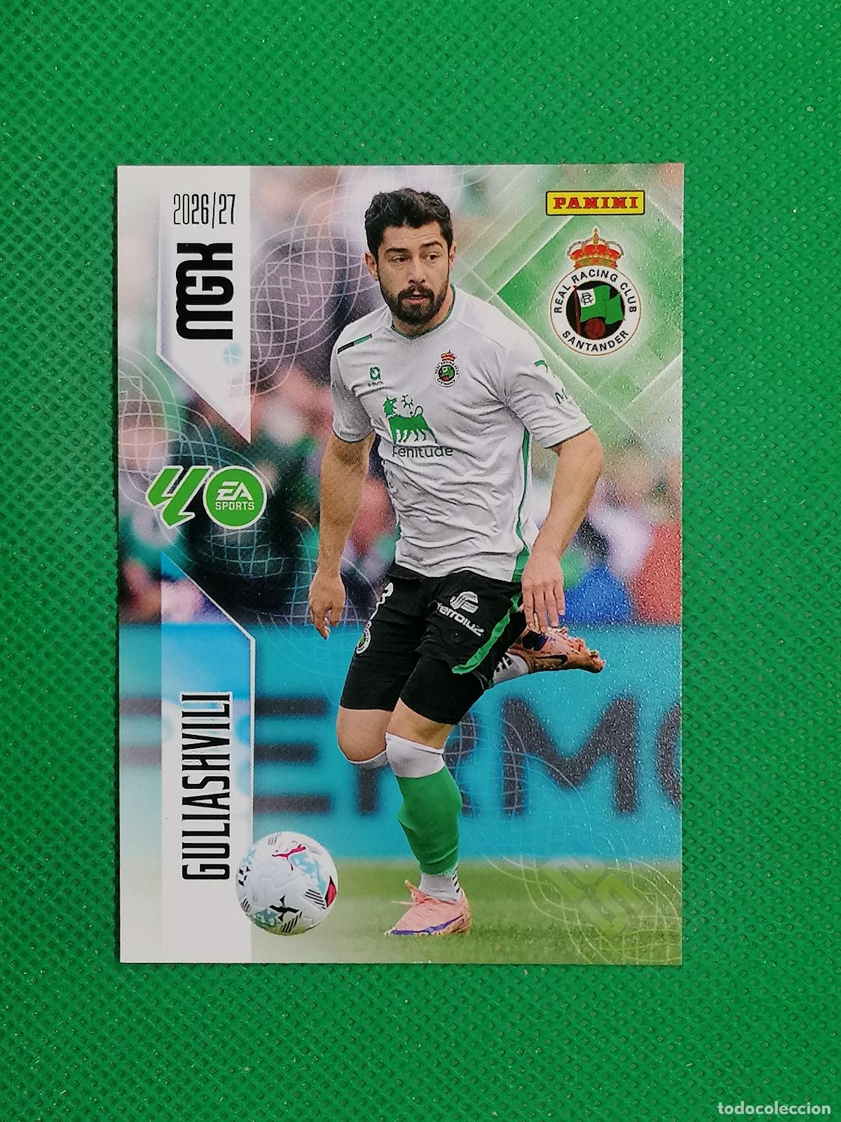 Cromos de f&uacute;tbol: 286 GULIASHVILI RACING DE SANTANDER ⚽ MEGACRACKS LIGA 2026 2027 26 27 ⚽