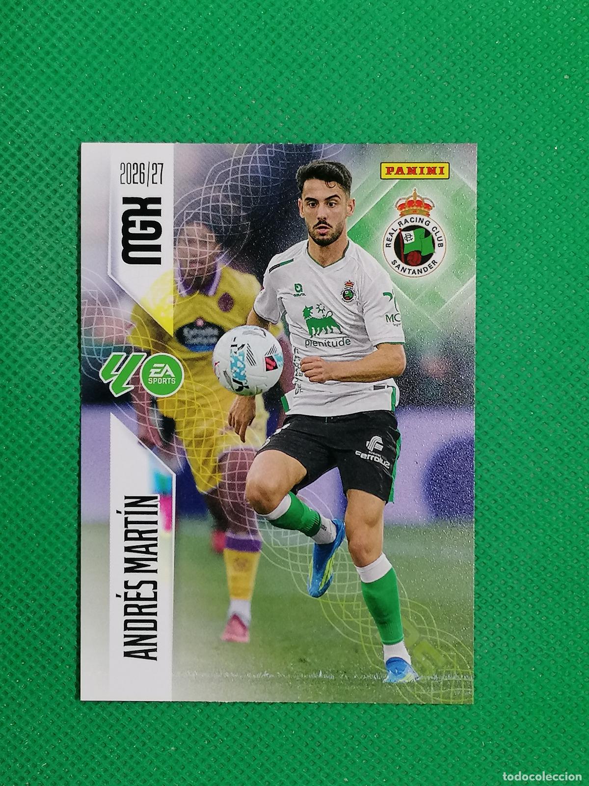 Cromos de f&uacute;tbol: 285 ANDRES MARTIN RACING DE SANTANDER ⚽ MEGACRACKS LIGA 2026 2027 26 27 ⚽