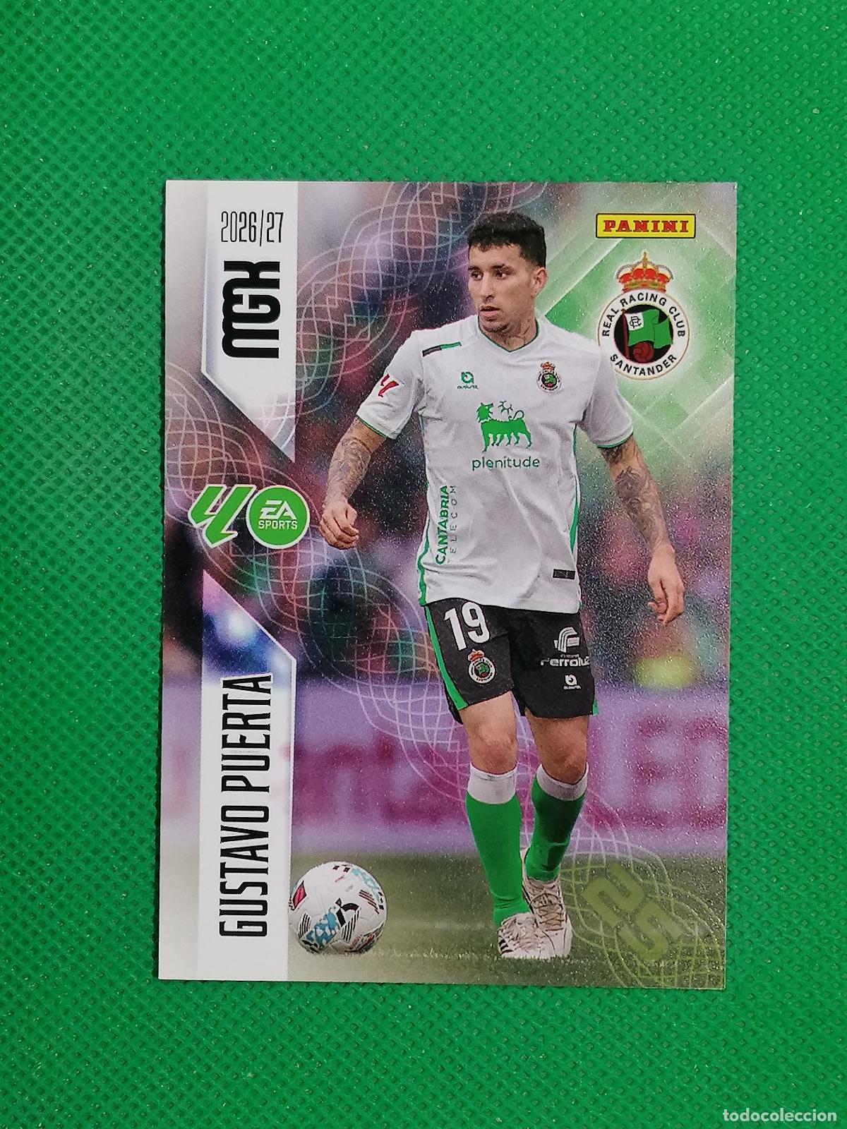 Cromos de f&uacute;tbol: 281 GUSTAVO PUERTA RACING DE SANTANDER ⚽ MEGACRACKS LIGA 2026 2027 26 27 ⚽