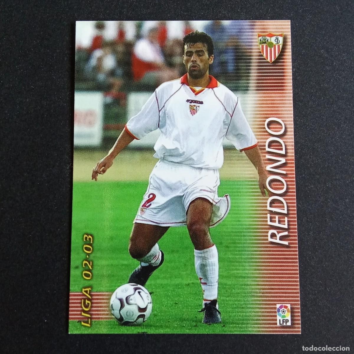 Cromos de f&uacute;tbol: 273 REDONDO SEVILLA LIGA 2002 2003 02 03 MEGAFICHAS PANINI
