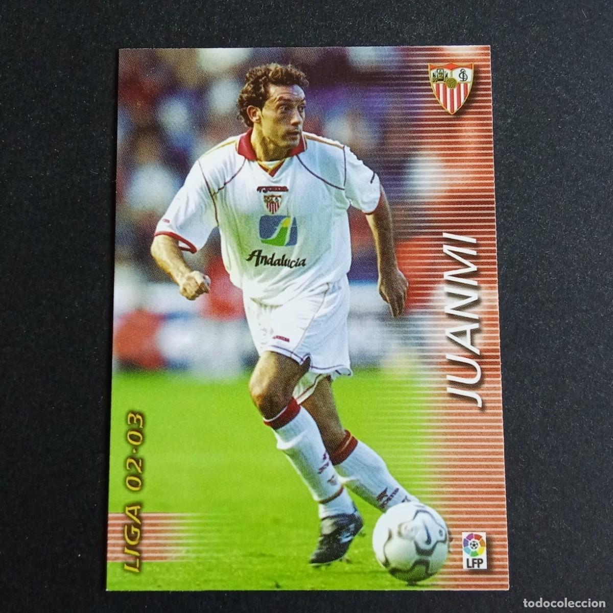 Cromos de f&uacute;tbol: 274 JUANMI SEVILLA LIGA 2002 2003 02 03 MEGAFICHAS PANINI