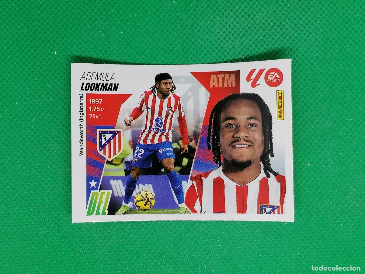 Cromos de f&uacute;tbol: 6 ADEMOLA LOOKMAN ATLETICO DE MADRID MERCADO INVIERNO ⚽ PANINI LIGA ESTE 25 26 2025 2026 ⚽