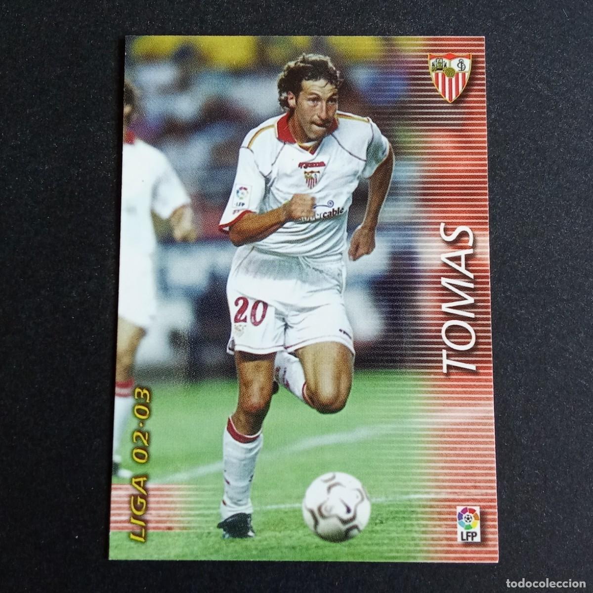 Cromos de f&uacute;tbol: 284 TOMAS SEVILLA LIGA 2002 2003 02 03 MEGAFICHAS PANINI