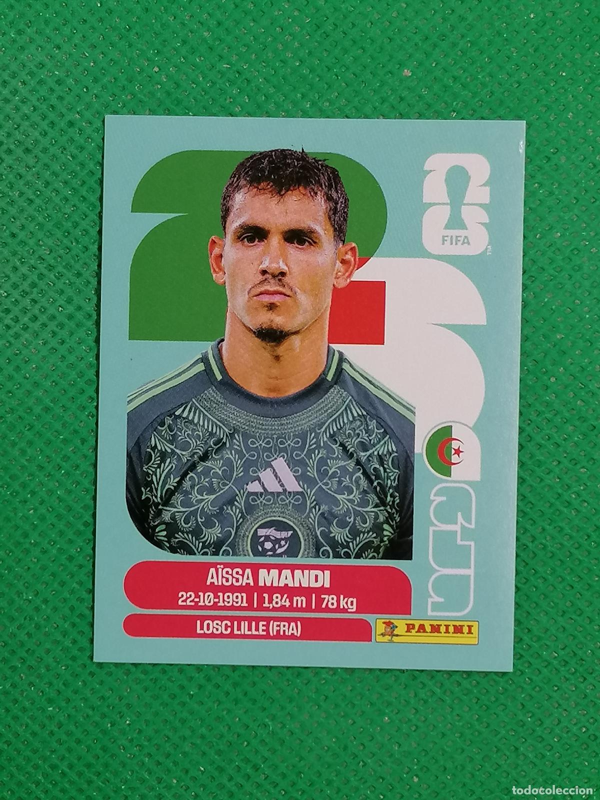 Football Stickers: ALG 7 ALG7 AISSA MANDI ARGELIA ⚽ PANINI FIFA MUNDIAL WORLD CUP 26 2026 STICKER ⚽