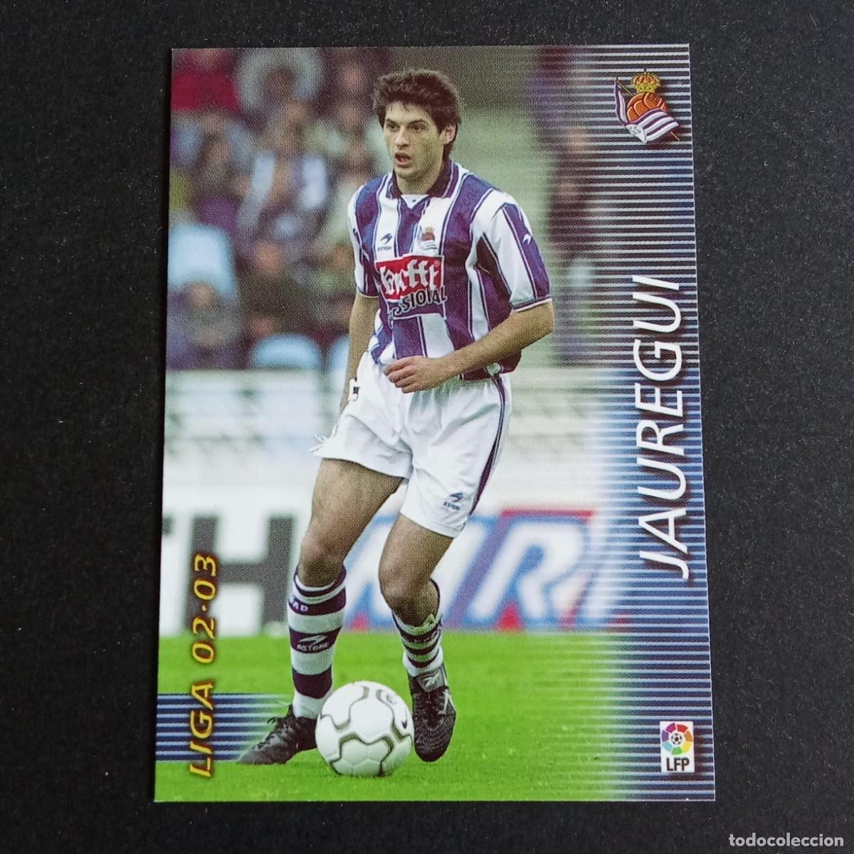 Football Stickers: 297 JAUREGUI REAL SOCIEDAD LIGA 2002 2003 02 03 MEGAFICHAS PANINI