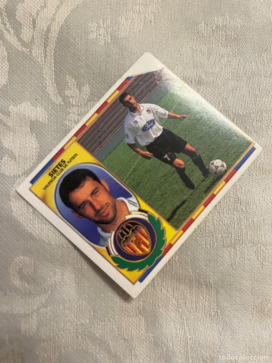 Football Stickers: SIETES VALENCIA SIN PEGAR EDICIONES ESTE 1996-97