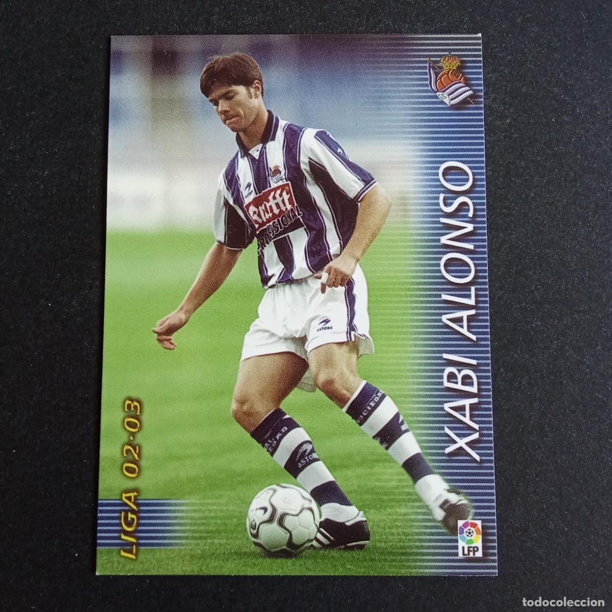 Football Stickers: 298 XABI ALONSO REAL SOCIEDAD LIGA 2002 2003 02 03 MEGAFICHAS PANINI