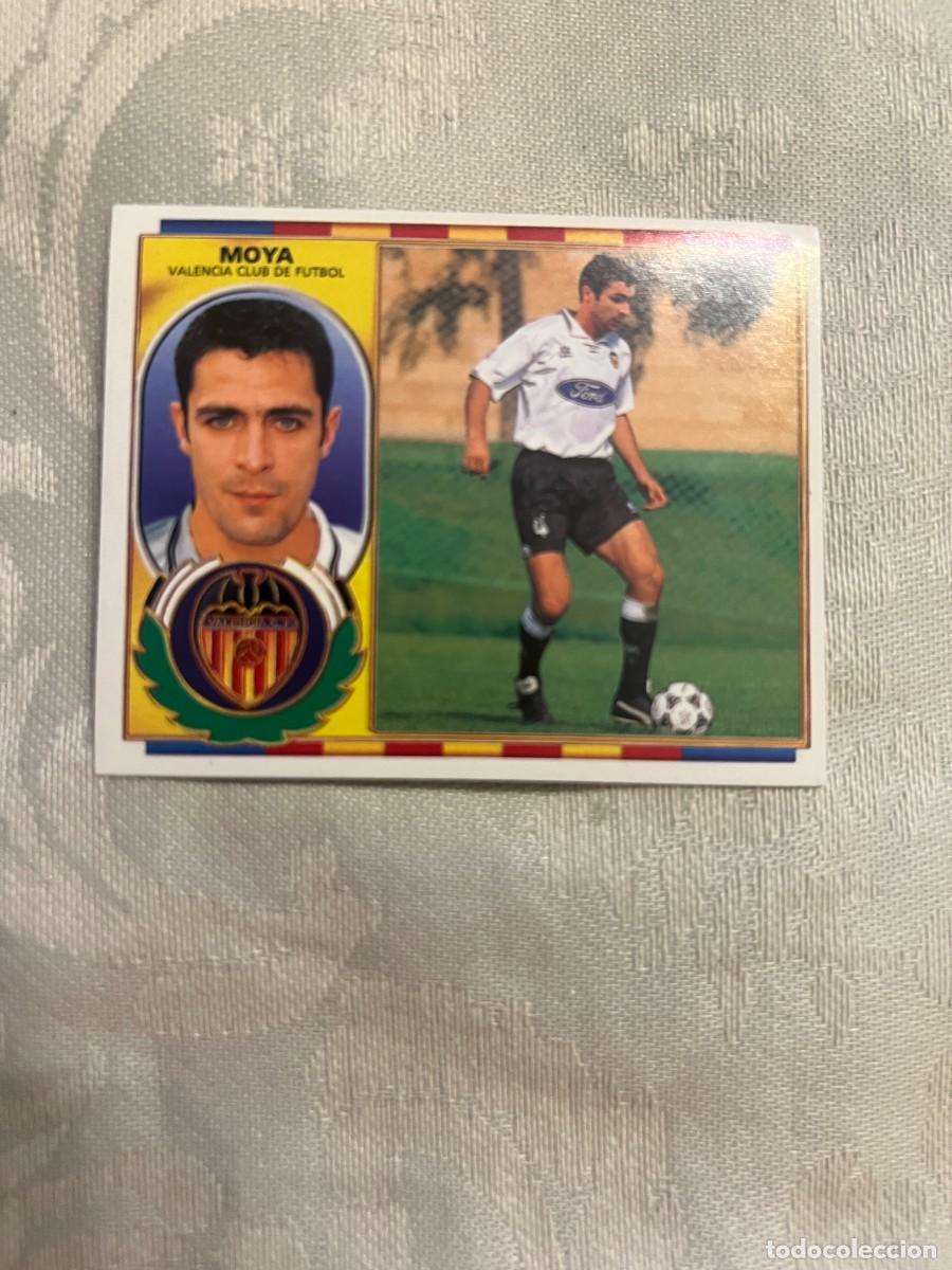 Cromos de f&uacute;tbol: MOYA VALENCIA SIN PEGAR EDICIONES ESTE 1996-97