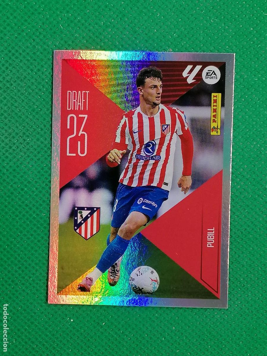 Cromos de f&uacute;tbol: 19 PUBILL ATLETICO MADRID DRAFT 23 ⚽ PANINI LIGA ESTE 26 27 2026 2027 ⚽