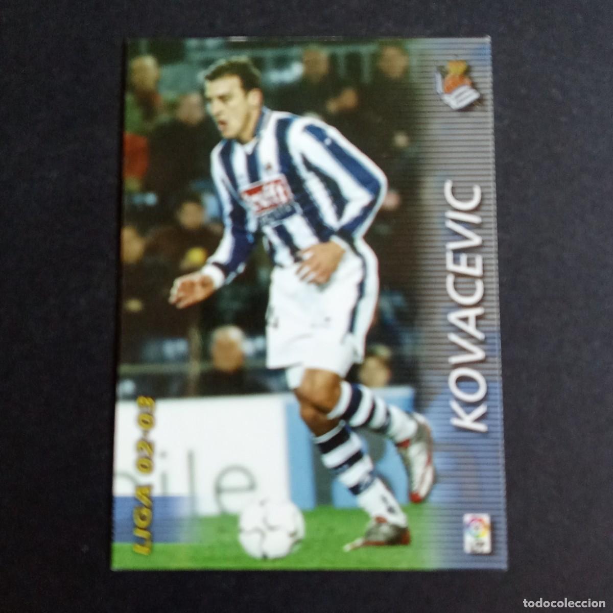 Cromos de f&uacute;tbol: 306 KOVACEVIC REAL SOCIEDAD LIGA 2002 2003 02 03 MEGAFICHAS PANINI