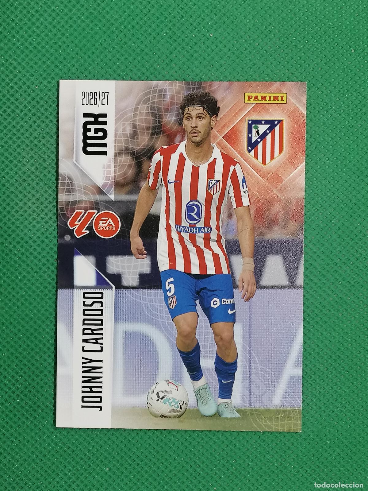 Cromos de f&uacute;tbol: 66 JOHNNY CARDOSO ATLETICO DE MADRID ⚽ MEGACRACKS LIGA 2026 2027 26 27 ⚽