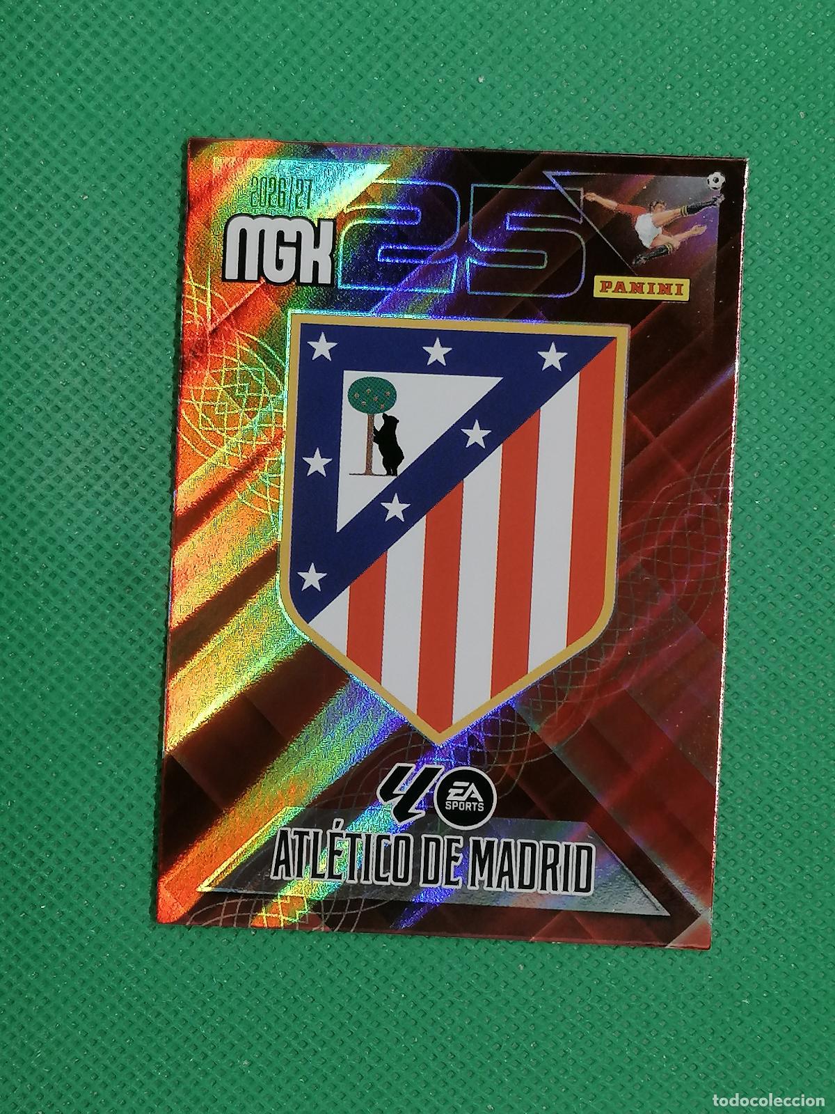 Cromos de f&uacute;tbol: 55 ESCUDO ATLETICO DE MADRID ⚽ MEGACRACKS LIGA 2026 2027 26 27 ⚽