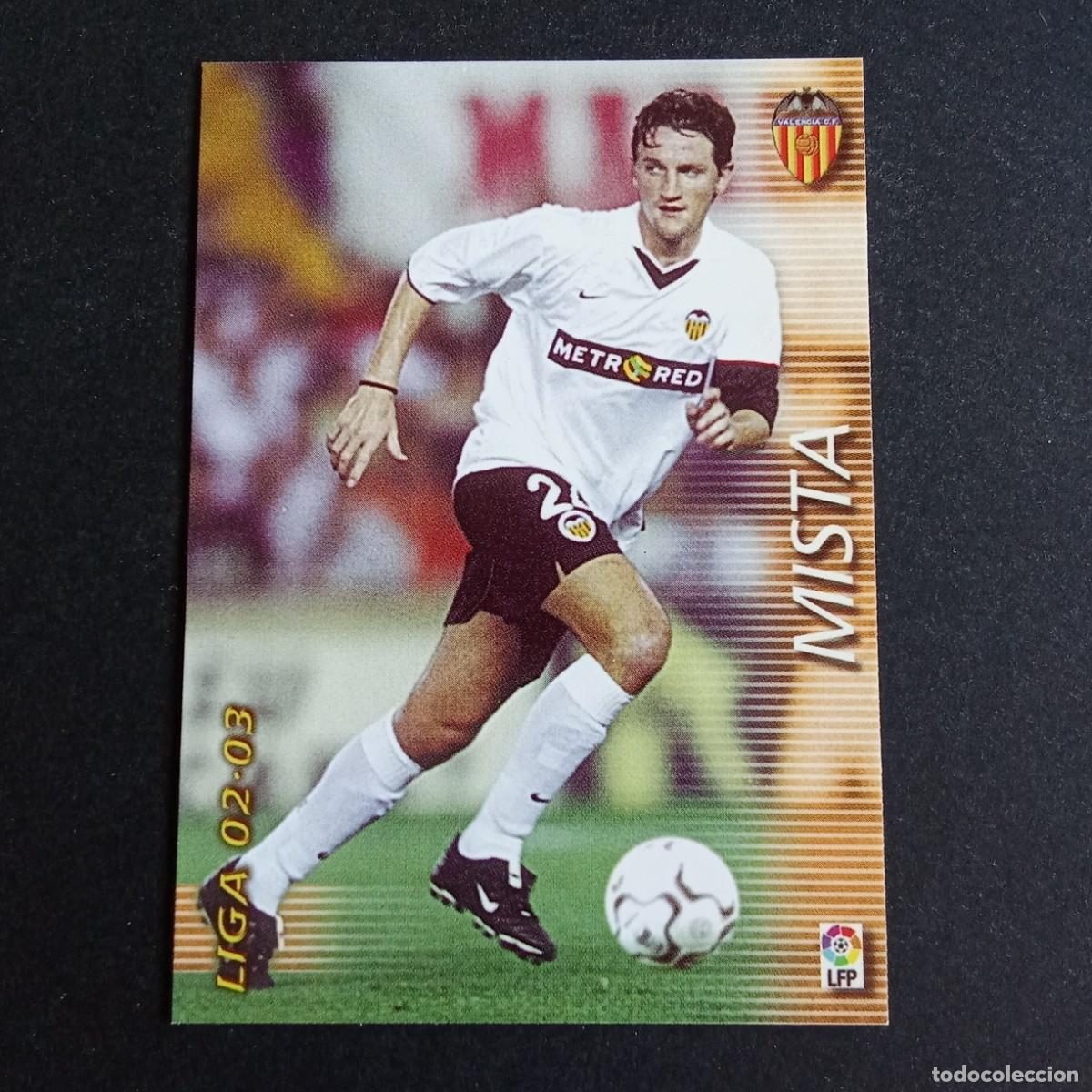 Cromos de f&uacute;tbol: 324 MISTA VALENCIA LIGA 2002 2003 02 03 MEGAFICHAS PANINI