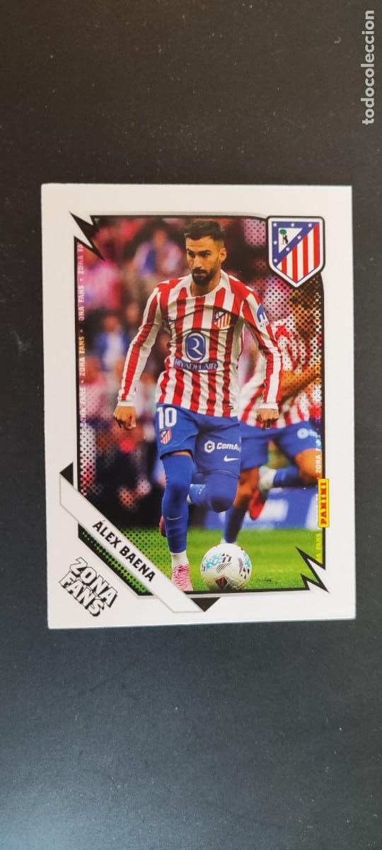 Cromos de f&uacute;tbol: PANINI CLUB 25/26 AT MADRID CARD ZONA FANS ALEX BAENA # 37