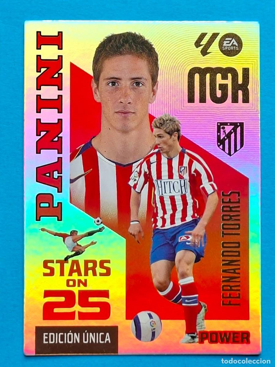 Fu&szlig;ball-Sticker: STARS ON 25 Edici&oacute;n &Uacute;nica Power #432P FERNANDO TORRES (Atl&eacute;tico Madrid) - Panini MGK LaLiga 2026-27