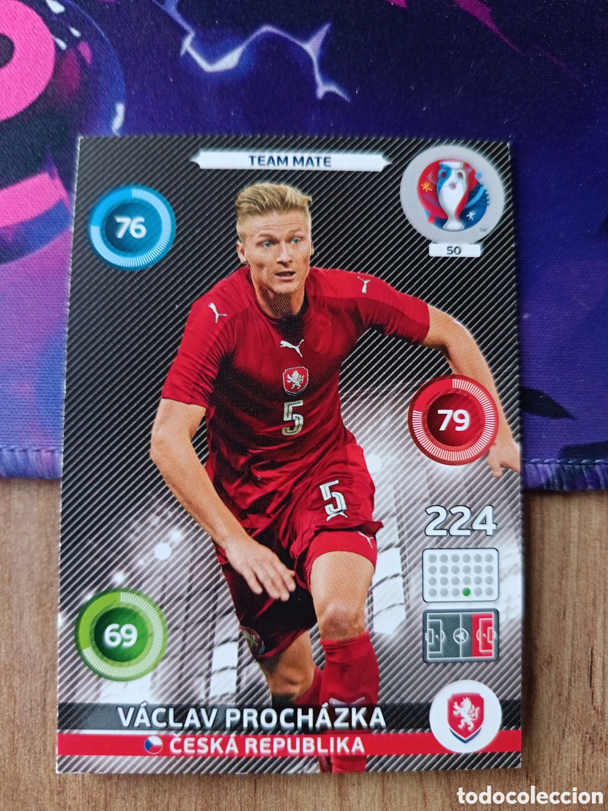 Cromos de f&uacute;tbol: 50 Vaclav Team Mate, Panini Adrenalyn XL UEFA Euro 2016 Eurocopa 16