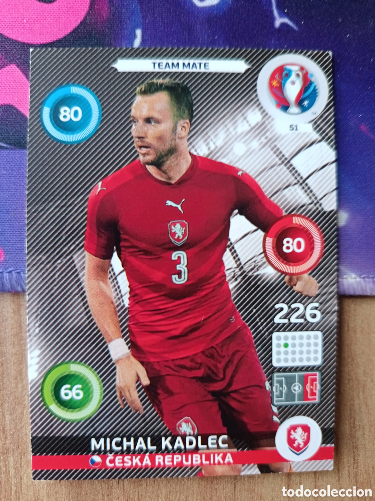 Cromos de f&uacute;tbol: 51 Michal Team Mate, Panini Adrenalyn XL UEFA Euro 2016 Eurocopa 16