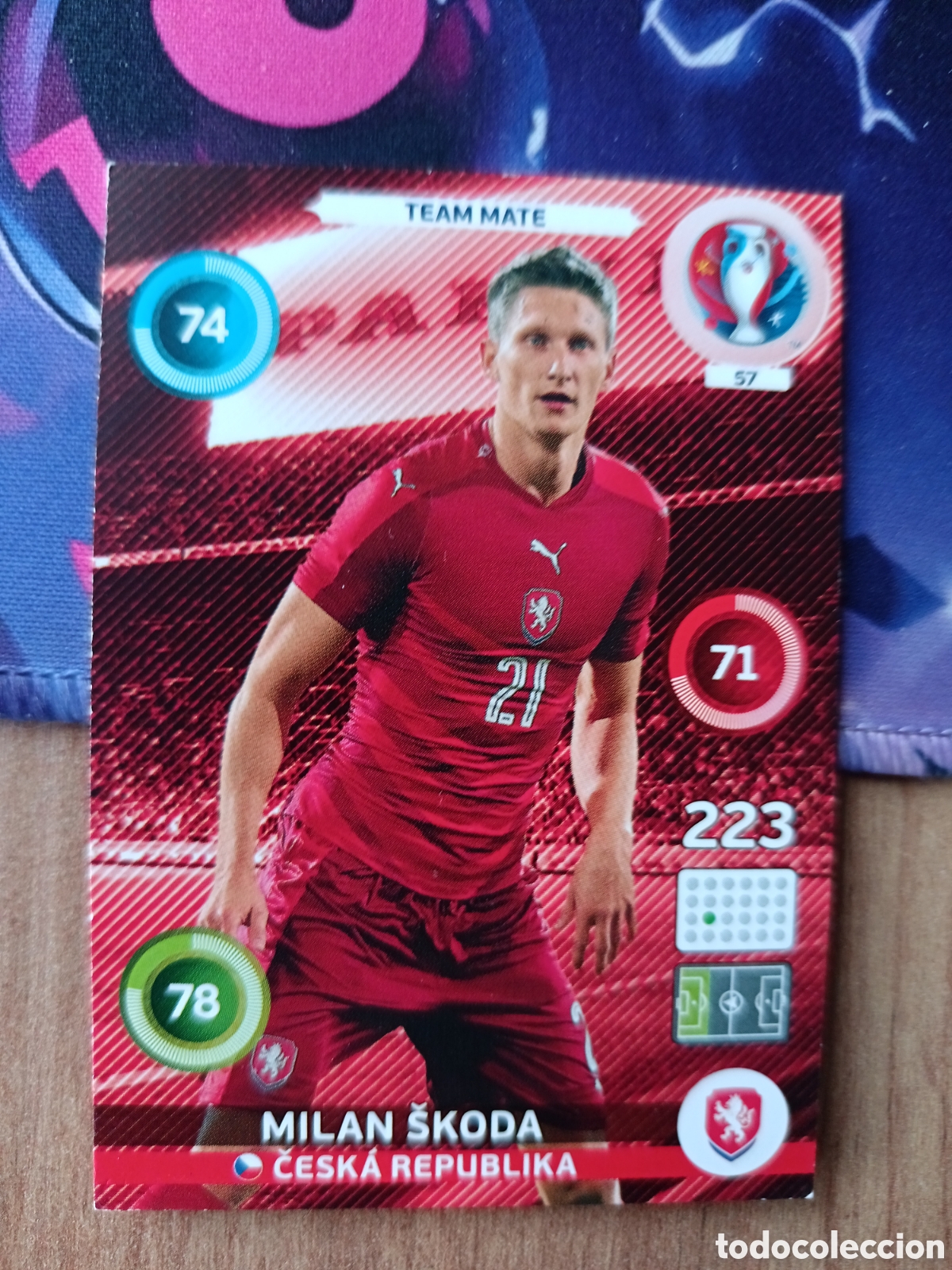 Cromos de f&uacute;tbol: 57 Milan Team Mate, Panini Adrenalyn XL UEFA Euro 2016 Eurocopa 16