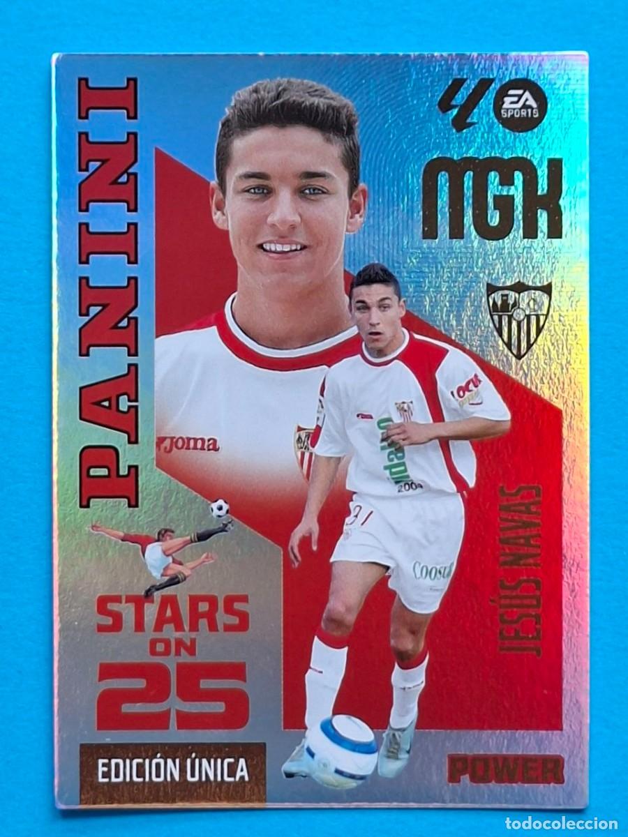 Cromos de f&uacute;tbol: STARS ON 25 EDICI&Oacute;N &Uacute;NICA Power #437P JES&Uacute;S NAVAS (Sevilla) - Panini MGK LaLiga 2026-27