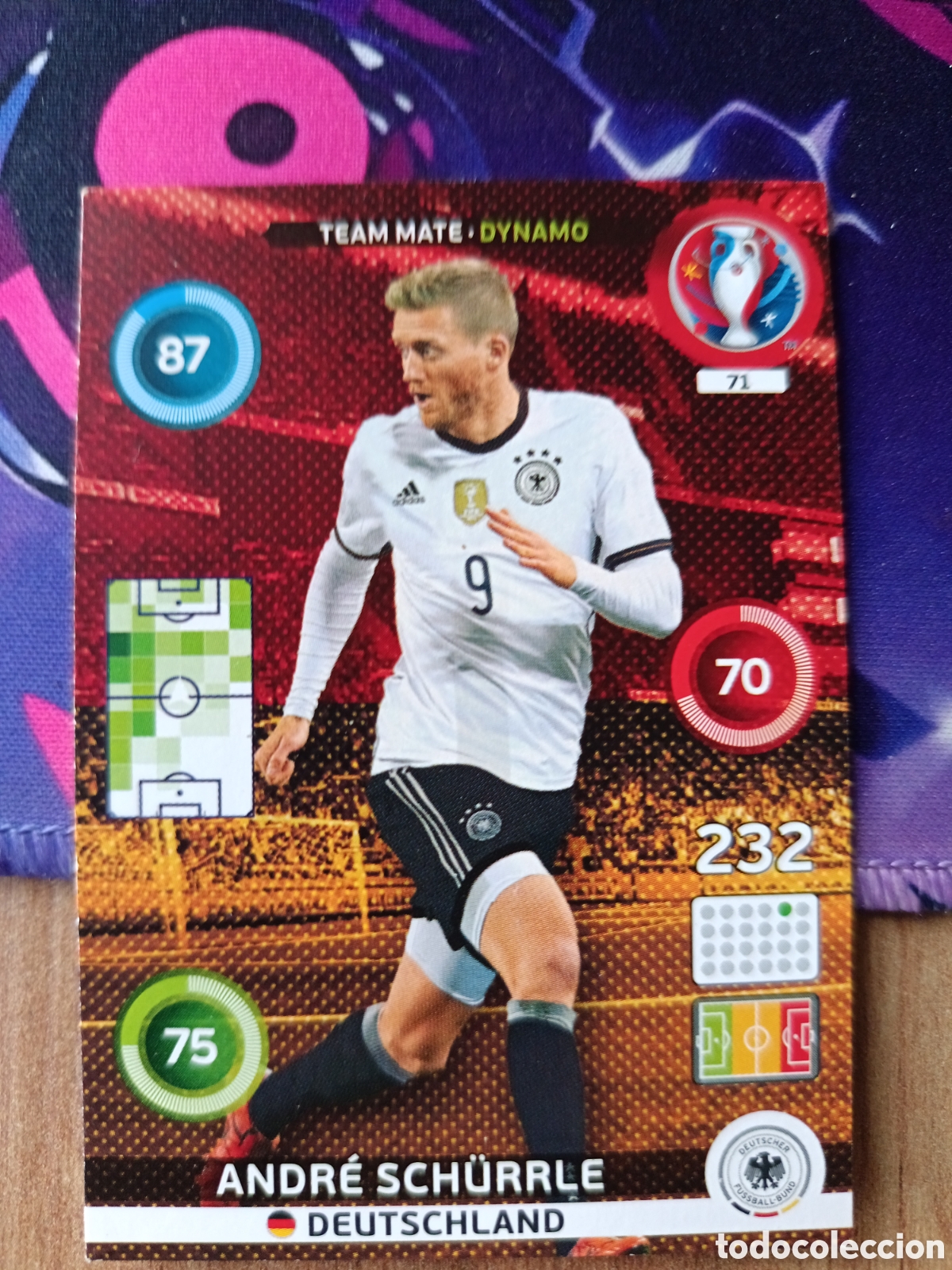 Cromos de f&uacute;tbol: 71 Schurrle Panini Adrenalyn XL UEFA Euro 2016 Eurocopa 16