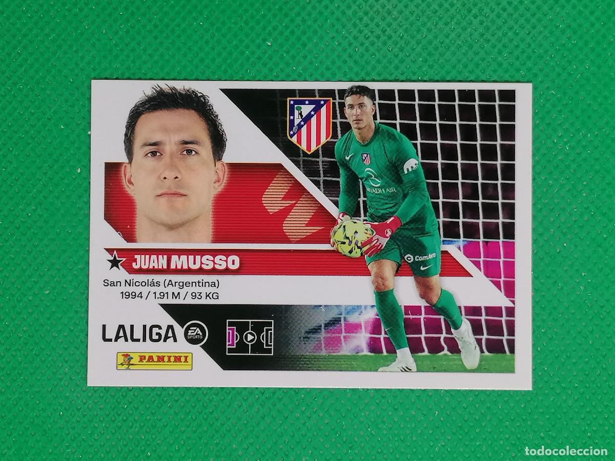 Cromos de f&uacute;tbol: 4 MUSSO ATLETICO DE MADRID ⚽ PANINI LIGA ESTE 26 27 2026 2027 ⚽