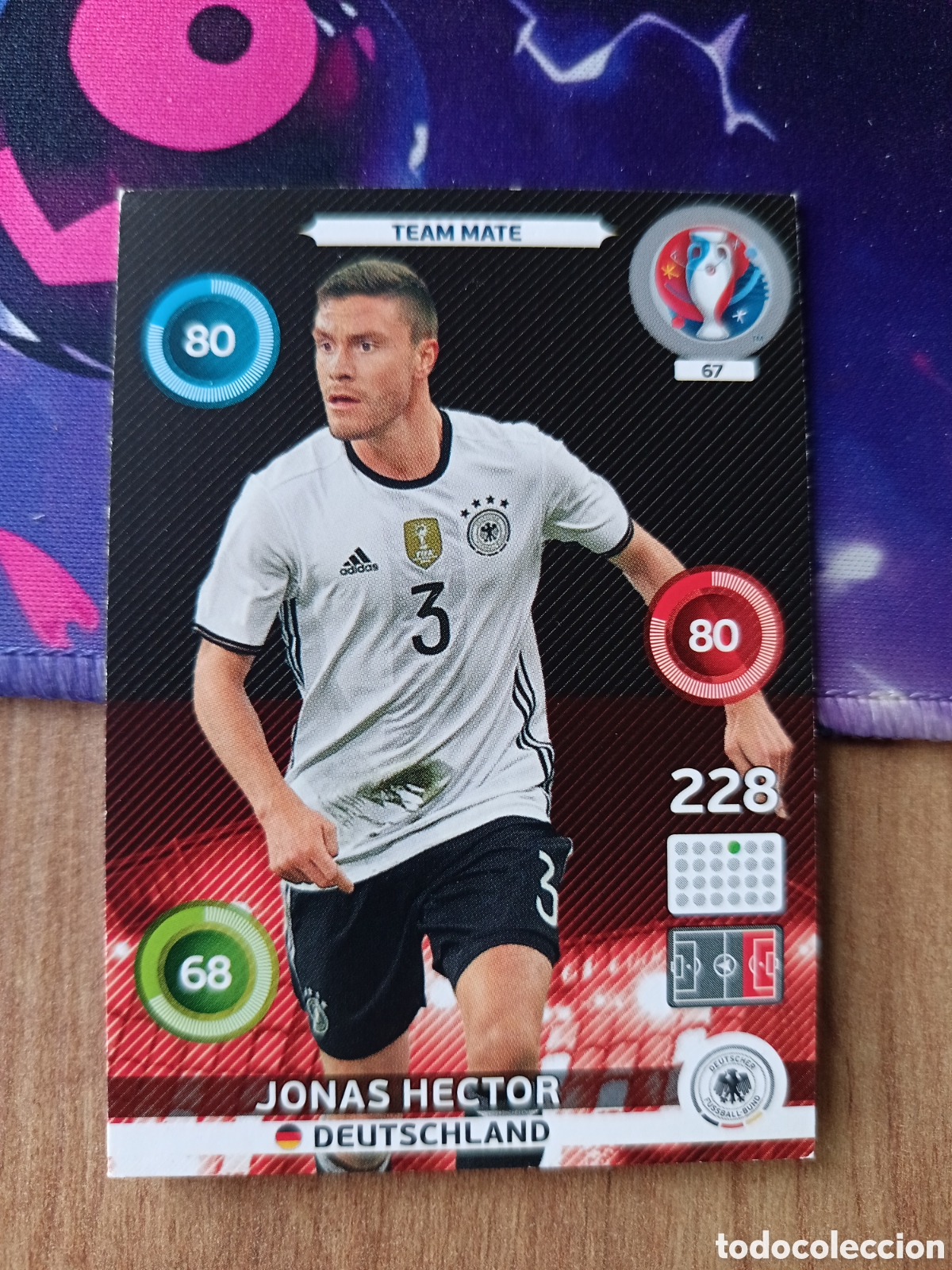 Fu&szlig;ball-Sticker: 67 Jon&aacute;s Panini Adrenalyn XL UEFA Euro 2016 Eurocopa 16