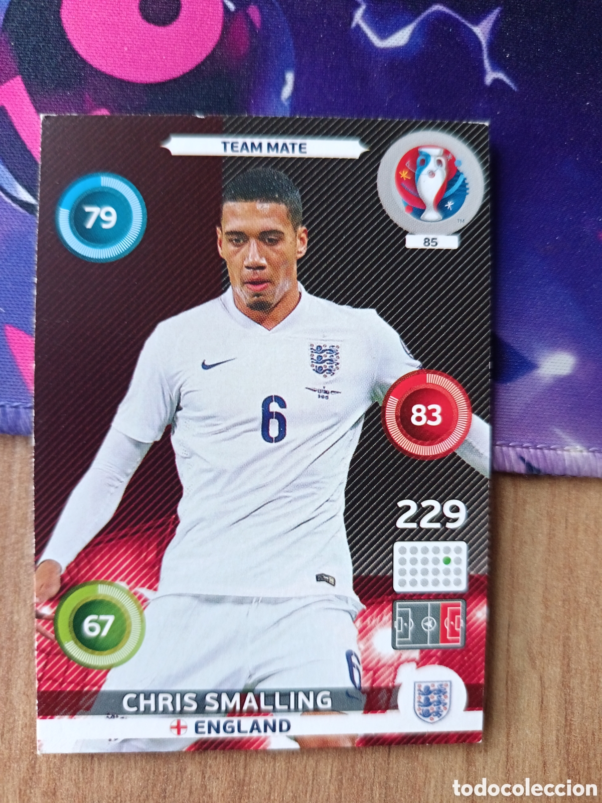 Cromos de f&uacute;tbol: 85 Chris Panini Adrenalyn XL UEFA Euro 2016 Eurocopa 16