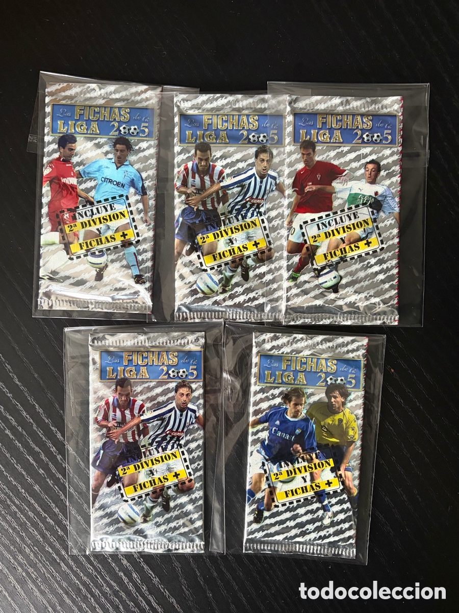 Cromos de f&uacute;tbol: Mundicromo temporada 04-05 5 sobres cerrados sin abrir actualizaci&oacute;n Messi Rookie ?