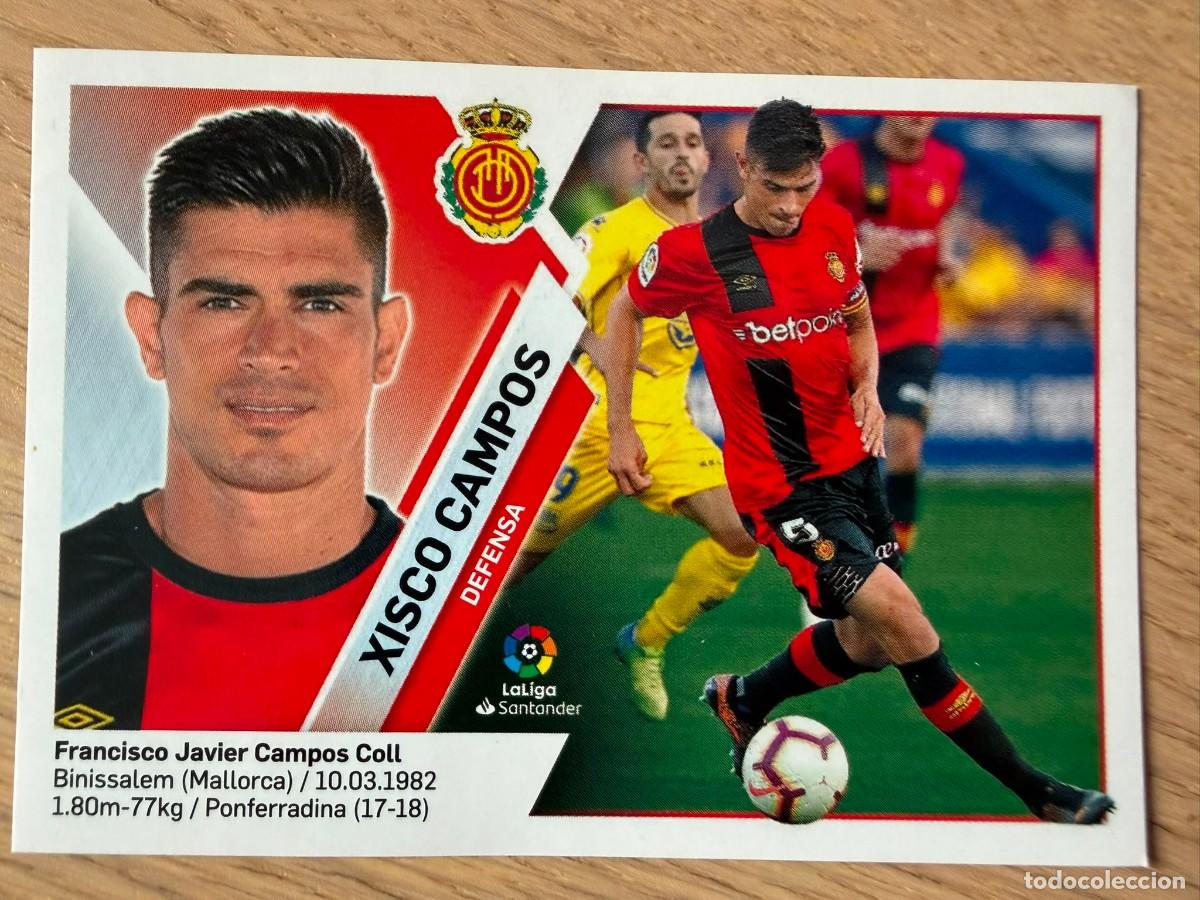 Cromos de Futebol: 6A 6 A XISCO CAMPOS MALLORCA 19 20 2019 2020 LIGA SANTANDER COLECCIONES ESTE SIN PEGAR STICKER