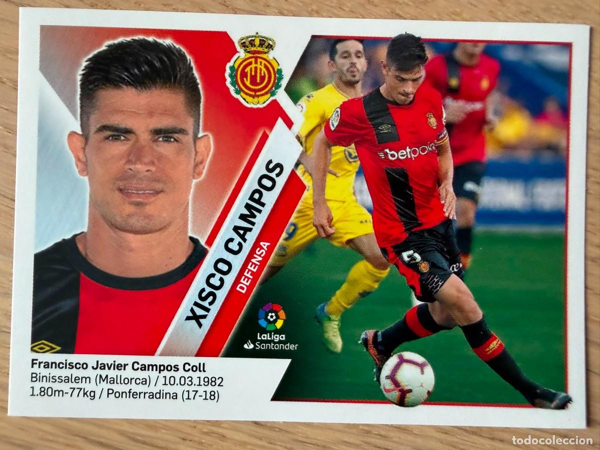 Cromos de Futebol: 6A 6 A XISCO CAMPOS MALLORCA 19 20 2019 2020 LIGA SANTANDER COLECCIONES ESTE SIN PEGAR STICKER