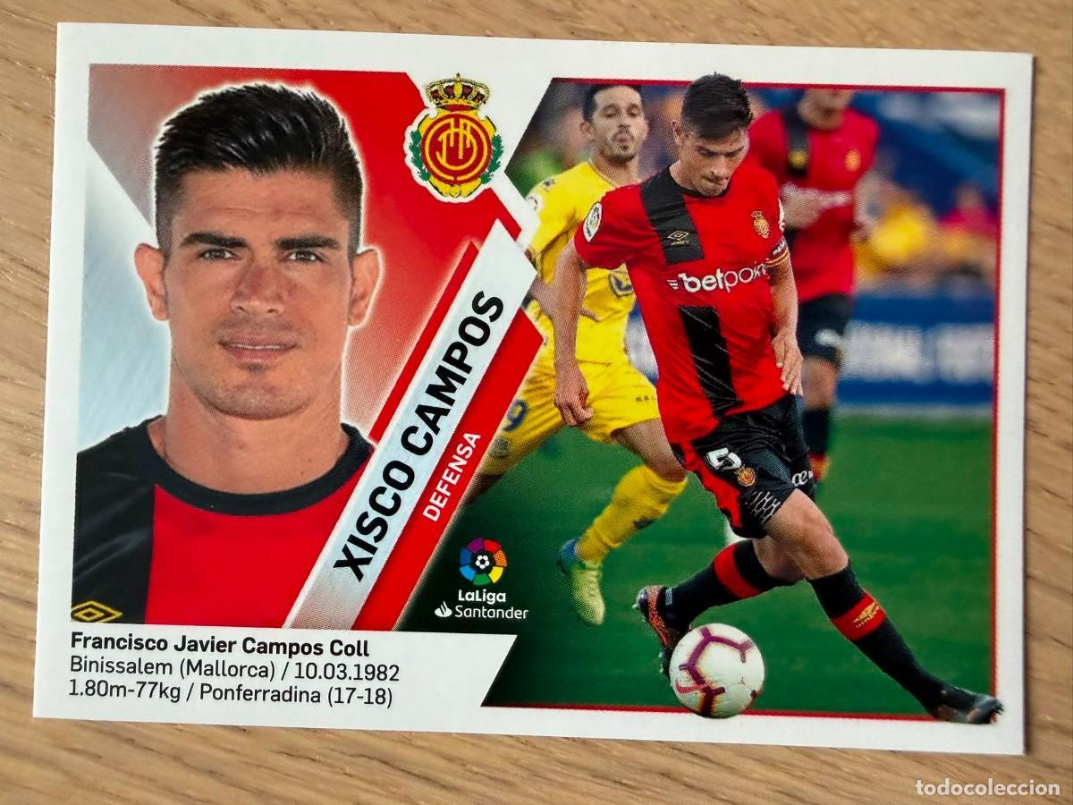 Cromos de Futebol: 6A 6 A XISCO CAMPOS MALLORCA 19 20 2019 2020 LIGA SANTANDER COLECCIONES ESTE SIN PEGAR STICKER