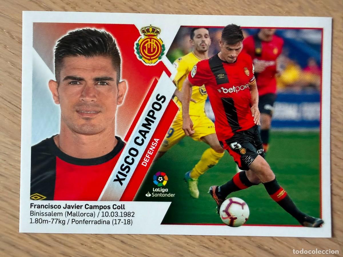 Cromos de Futebol: 6A 6 A XISCO CAMPOS MALLORCA 19 20 2019 2020 LIGA SANTANDER COLECCIONES ESTE SIN PEGAR STICKER
