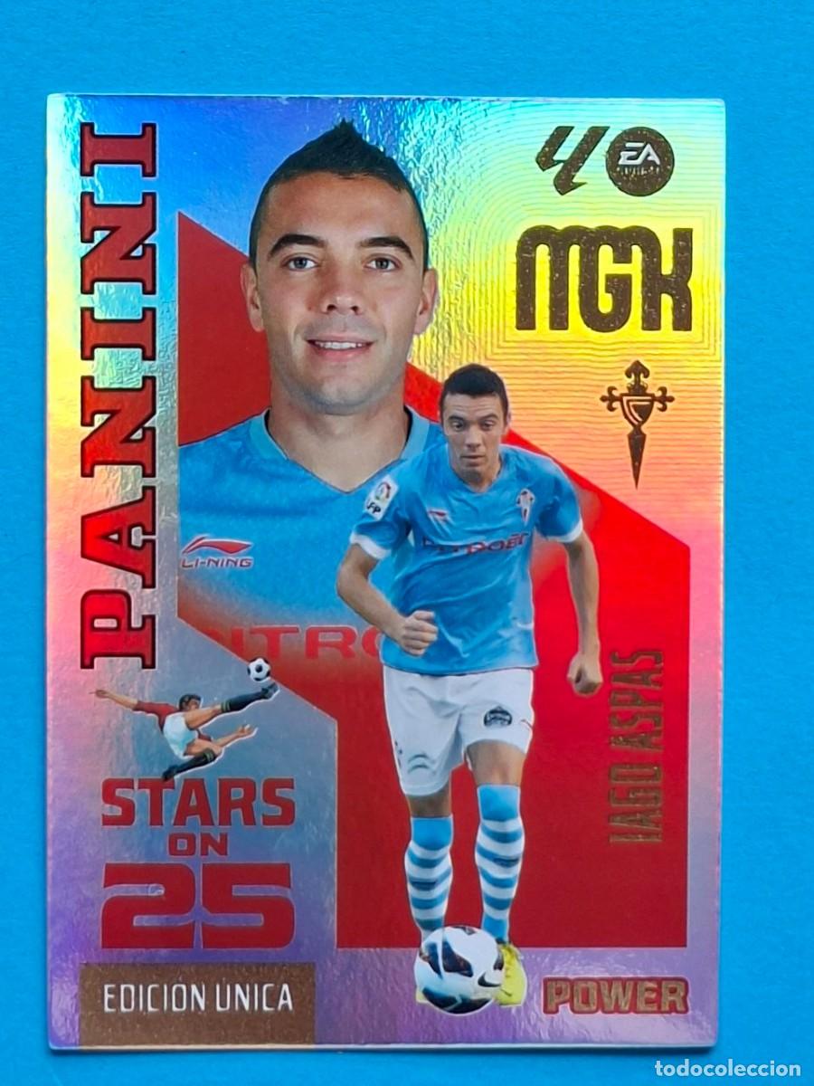 Cromos de f&uacute;tbol: STARS ON 25 EDICI&Oacute;N &Uacute;NICA Power #444P IAGO ASPAS (Celta) - Panini MGK LaLiga 2026-27