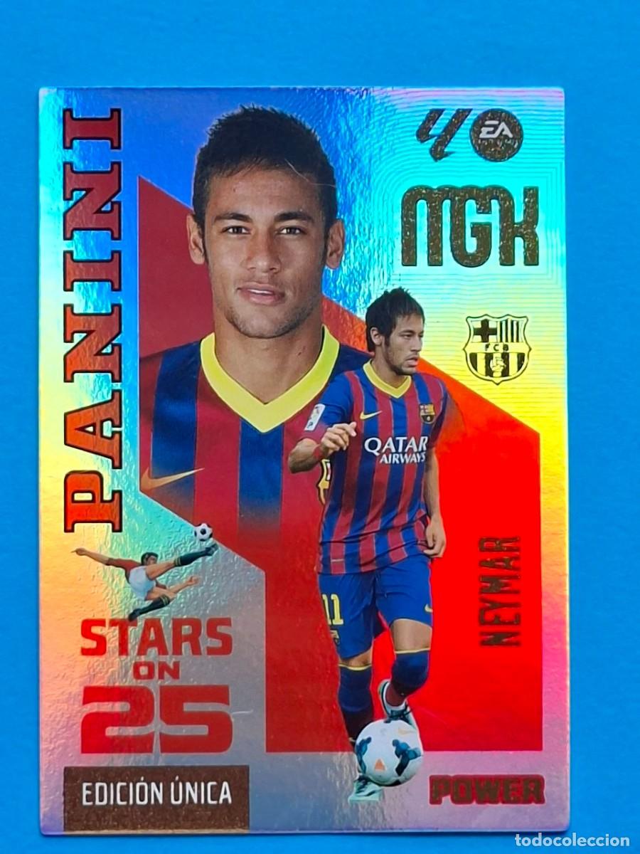 Cromos de f&uacute;tbol: STARS ON 25 EDICI&Oacute;N &Uacute;NICA Power #446P NEYMAR (FC Barcelona) - Panini MGK LaLiga 2026-27