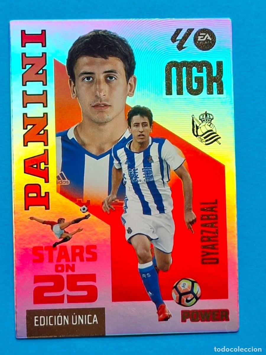 Cromos de f&uacute;tbol: STARS ON 25 EDICI&Oacute;N &Uacute;NICA Power #448P OYARZABAL (Real Sociedad) - Panini MGK LaLiga 2026-27