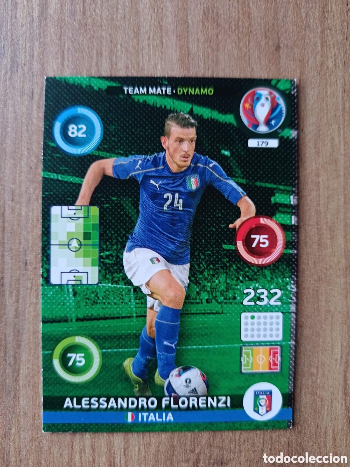 Football Stickers: 179 Alessandro Panini Adrenalyn XL UEFA Euro 2016 Eurocopa 16