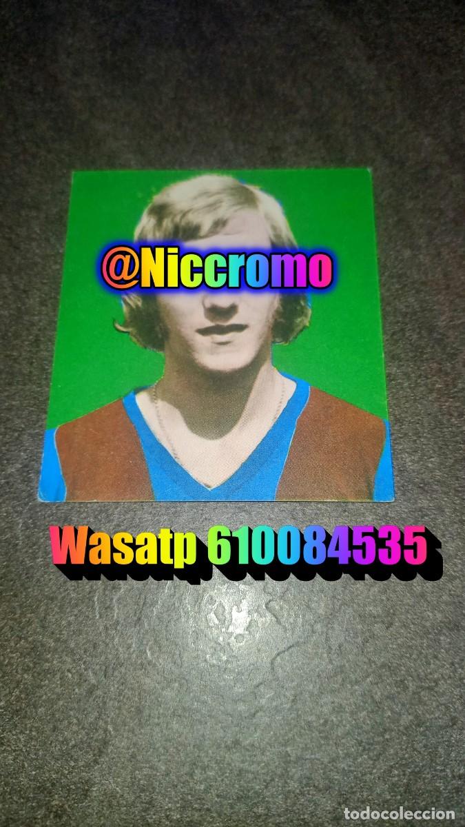 Cromos de f&uacute;tbol: cromo neeskens 1974 BARCELONA 75 aniversario nuevo sin pegar graficas EXCELSIOR mas en niccromo