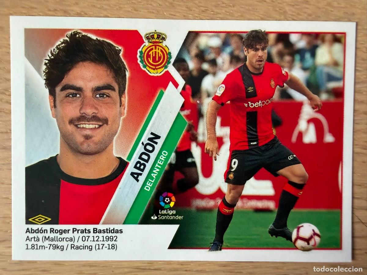 Cromos de f&uacute;tbol: 16 ABDON MALLORCA 19 20 2019 2020 LIGA SANTANDER COLECCIONES ESTE SIN PEGAR STICKER