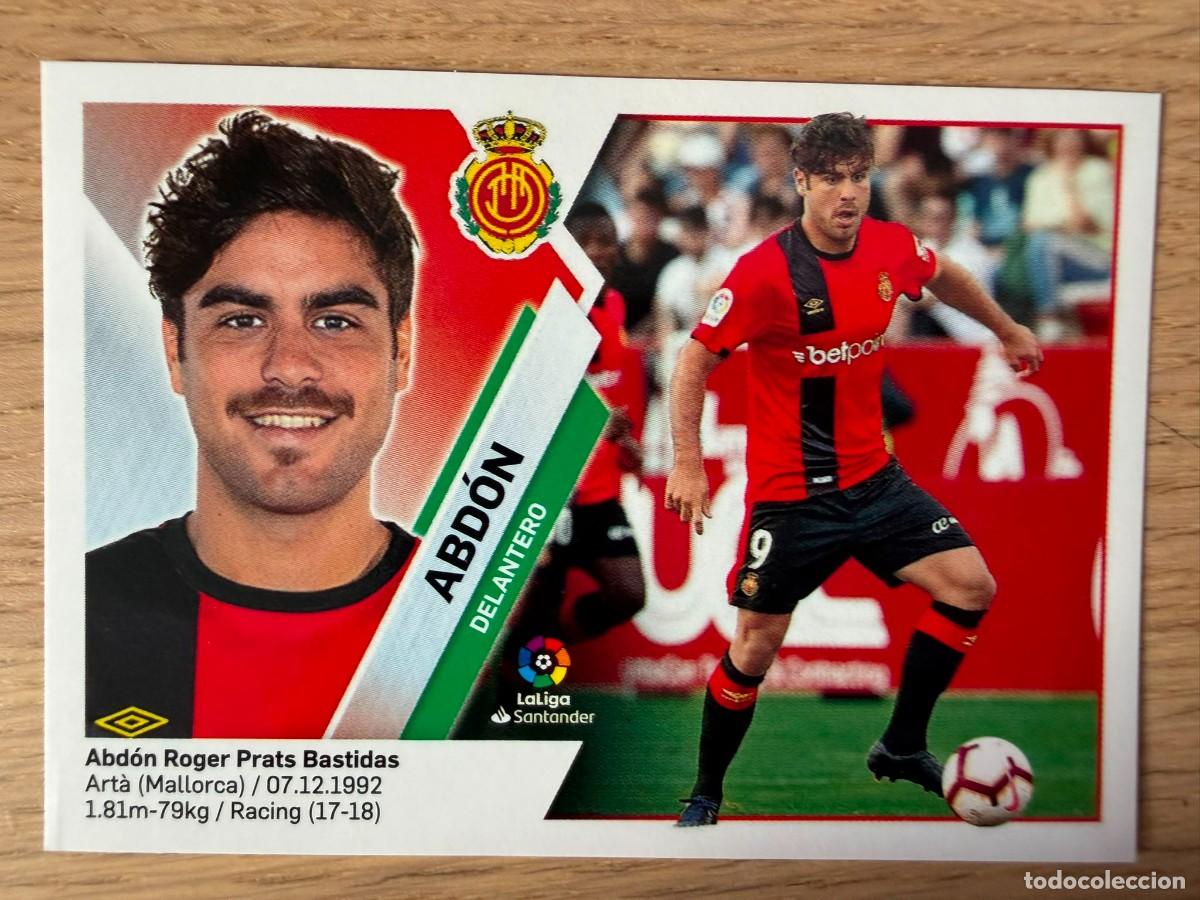 Cromos de f&uacute;tbol: 16 ABDON MALLORCA 19 20 2019 2020 LIGA SANTANDER COLECCIONES ESTE SIN PEGAR STICKER