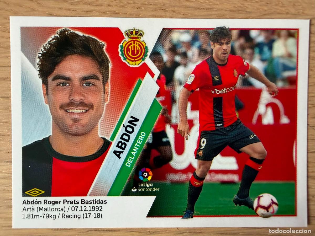 Cromos de f&uacute;tbol: 16 ABDON MALLORCA 19 20 2019 2020 LIGA SANTANDER COLECCIONES ESTE SIN PEGAR STICKER