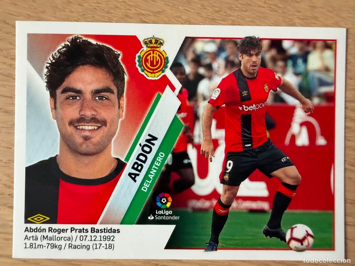 Cromos de f&uacute;tbol: 16 ABDON MALLORCA 19 20 2019 2020 LIGA SANTANDER COLECCIONES ESTE SIN PEGAR STICKER