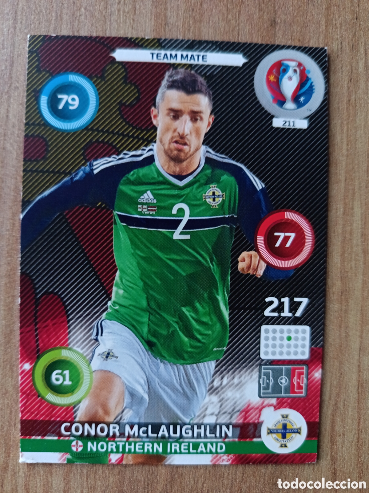 Cromos de f&uacute;tbol: 211 Conor Panini Adrenalyn XL UEFA Euro 2016 Eurocopa 16
