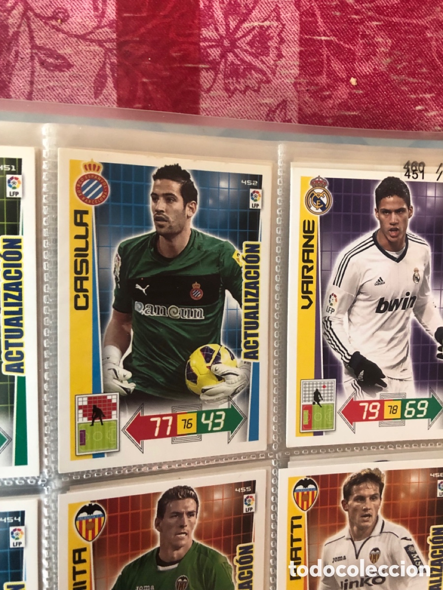Figurine di Calcio: Adrenalyn 2012 2013 actualizaci&oacute;n casilla 452 espa&ntilde;ol