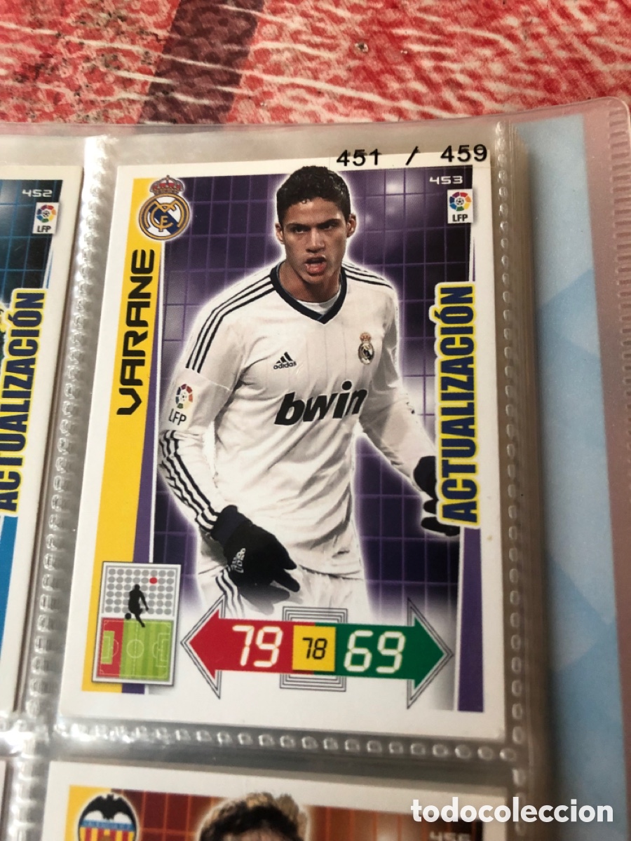 Figurine di Calcio: Adrenalyn 2012 2013 actualizaci&oacute;n varane 453 real Madrid