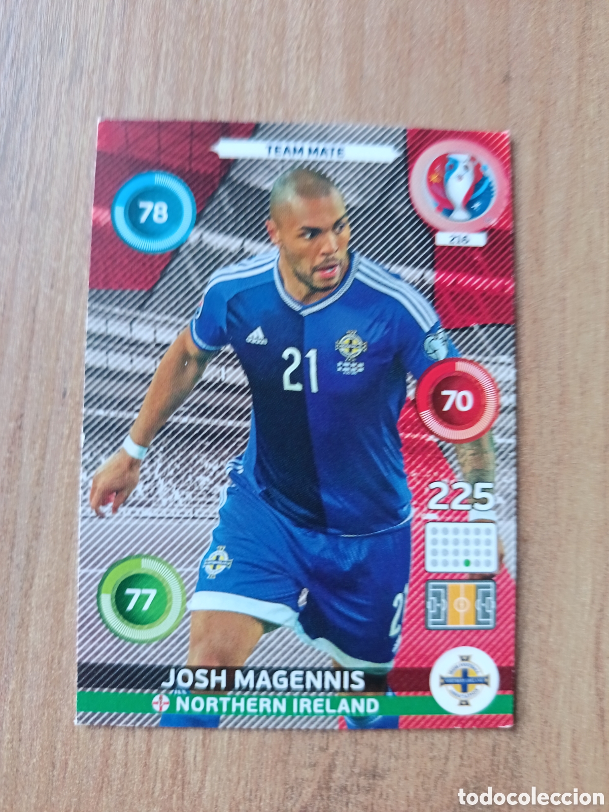 Football Stickers: 216 Josh Panini Adrenalyn XL UEFA Euro 2016 Eurocopa 16